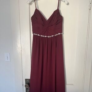 David’s Bridal Bridesmaid Gown Long